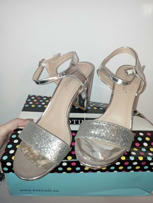 Sandale, toc 10 cm