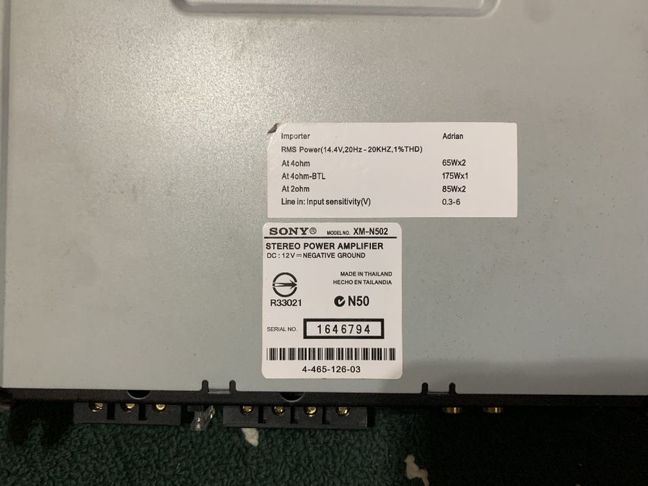 Пиянер Услител ва Кенвут калонкалари бн сотилади.