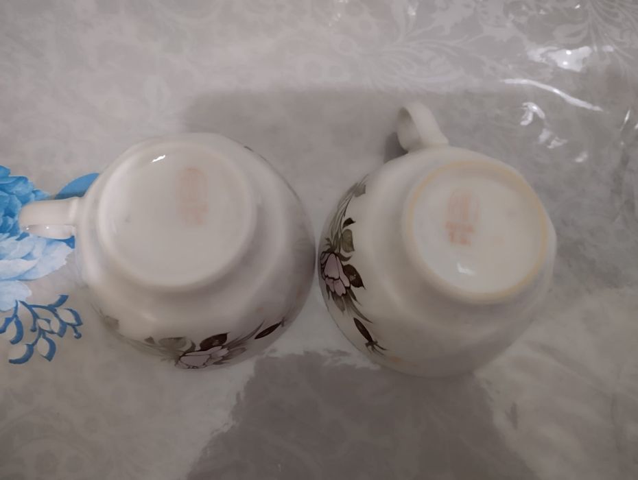 Фарфоровые чайные чашечки "Рига" времён СССР