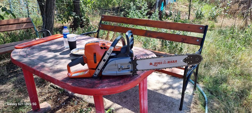 Vand Drujba Husqvarna 572xp cu lama de 45 si lant c85 noi!