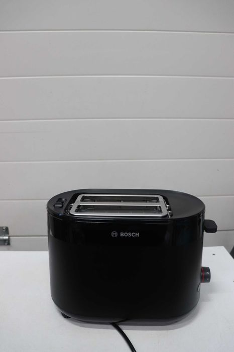 Компактен тостер Bosch MyMoment TAT2M123, вградена приставка за хлебче