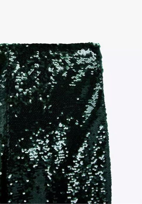 Брюки в пайетках ZARA