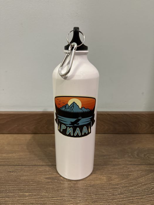 Метална бутилка и чаша (нови)