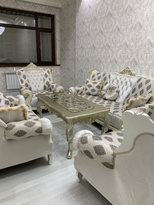 Диван кресло комплект с журнальным столиком, divan kreslo komplekt