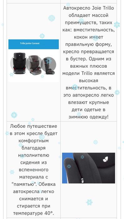 Детское автокресло