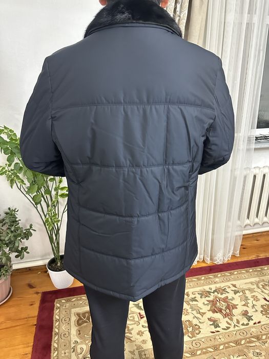 Куртка 3хл, с натуральным мехом