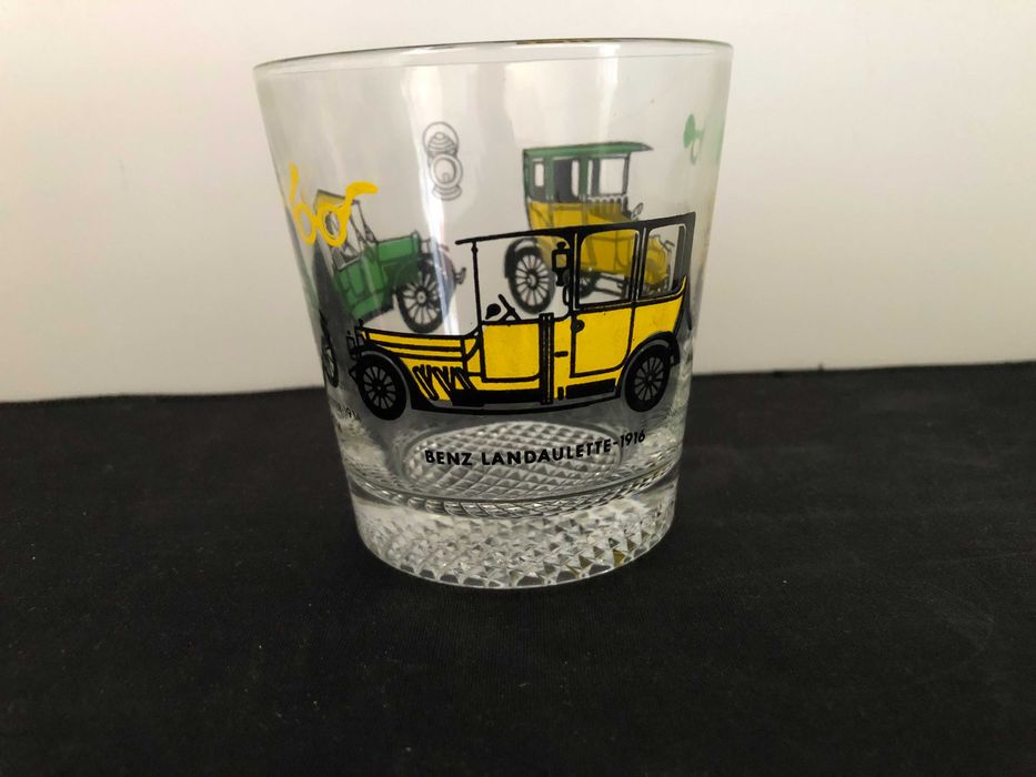 Set 6 Pahare cu tematica auto Mercedes