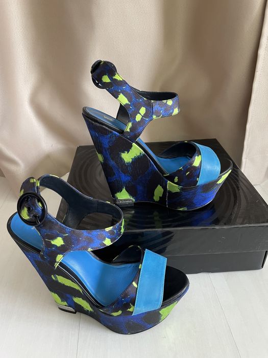 Обувки на платформа Just Cavalli + чанта