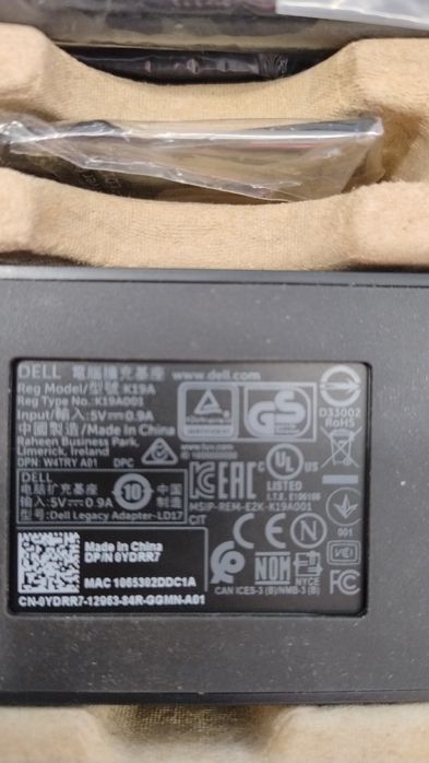 Docking Station Dell K19A, LPT&Serial