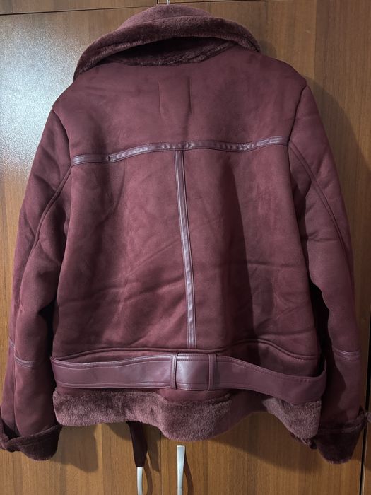 Яке байкър-цвят бордо