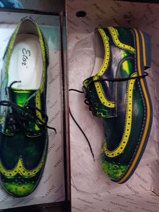 Туфли- броги, фирмы  Etor.