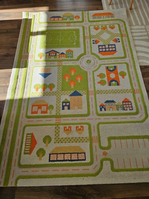 3D детски килим за игра "City" 160х230см