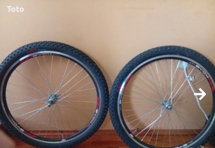 Капли Byox 27.5 комплект с вътрешни и външни гуми чисто нови.Лично пре