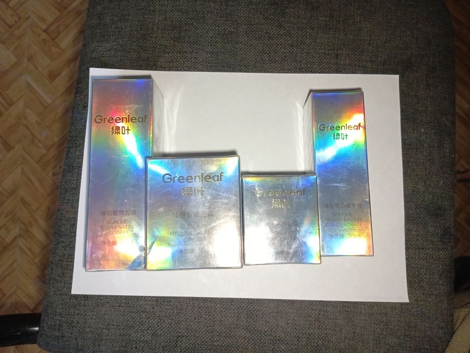 Greenleaf yuz parvarishi uchun nabor