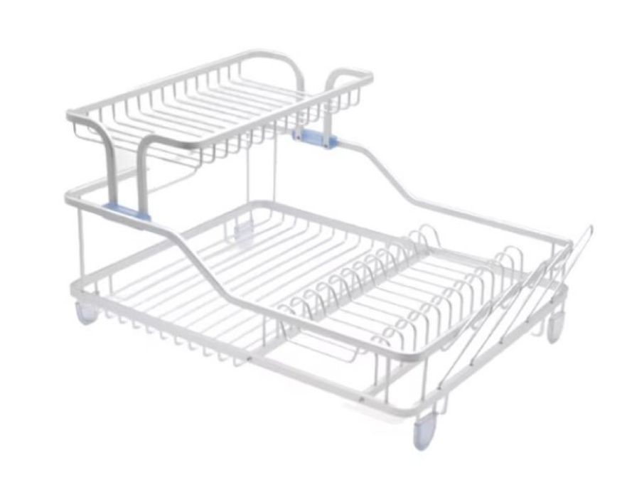Сушилник за съдове с 2 нива и включена тава