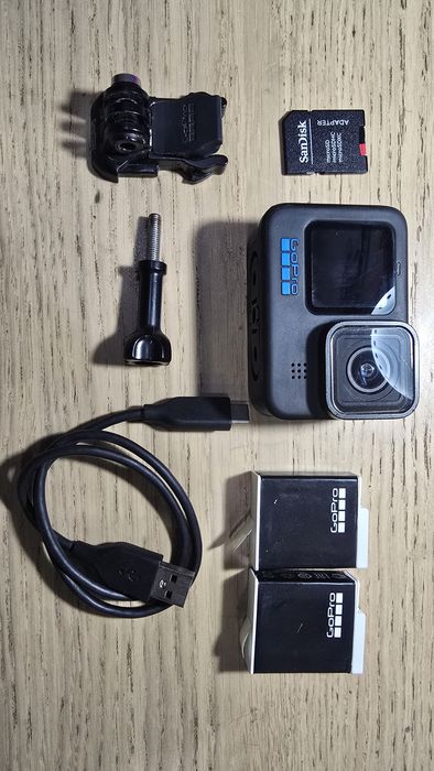 Camera actiune Gopro Hero 11 Black media mod lentila macro dom