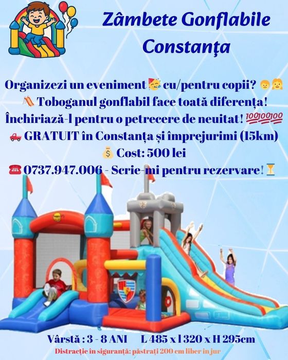 Inchiriere topogane gonflabile