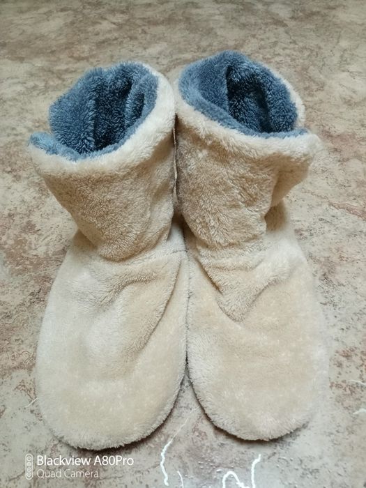 Домашние тапочки-сапоги