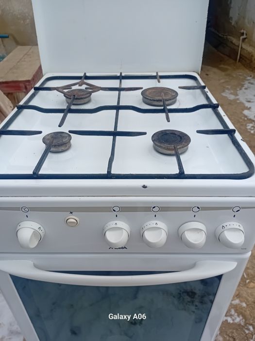 Газ плита  электроника