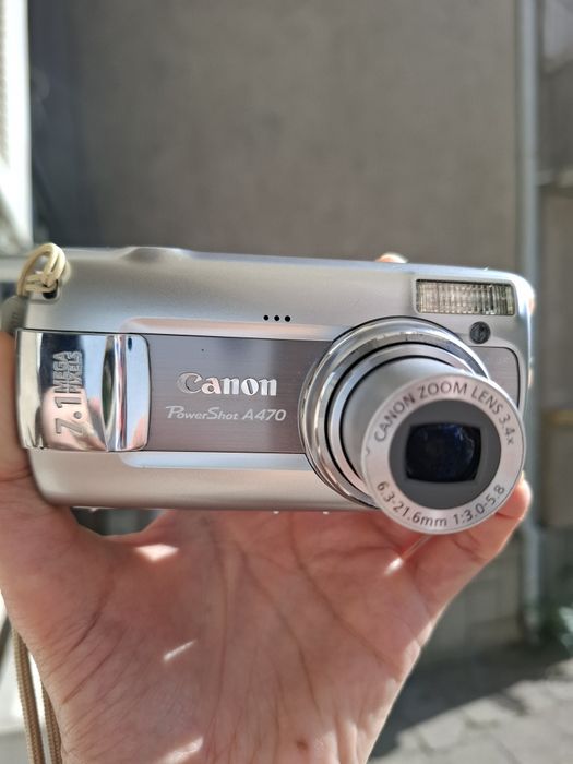 Компактен дигитален фотоапарат CANON Powershot A470