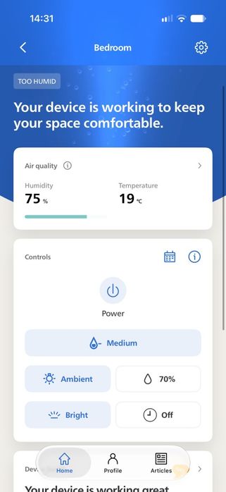Umidificator de aer Philips HU1510/04 SMART