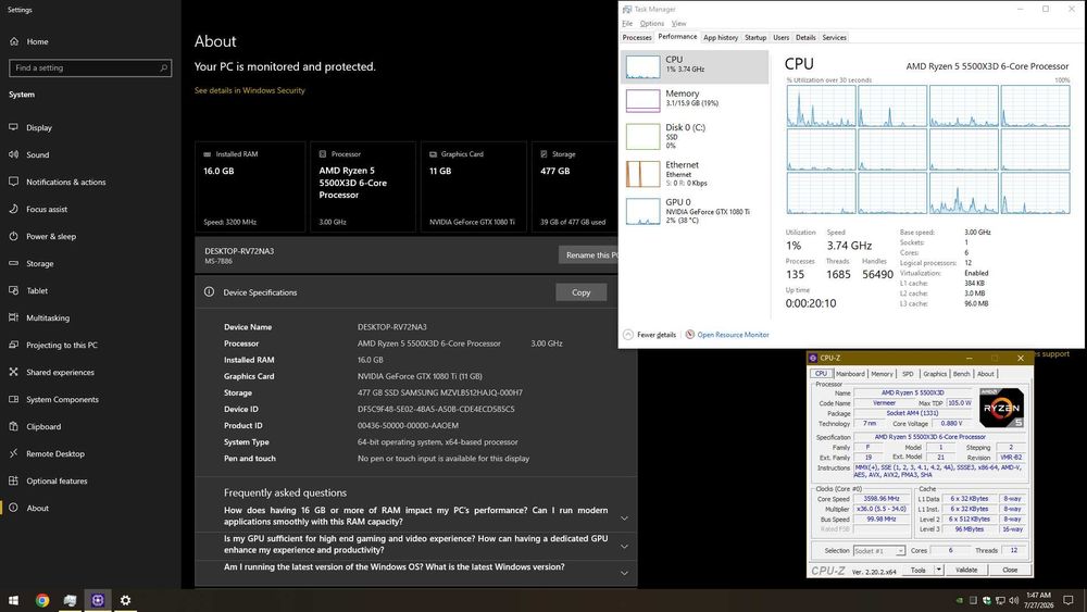 Геймърски компютър RyzenX3D