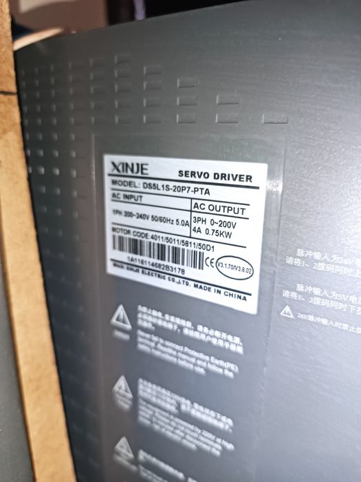 xinge servo driver DS5L1S-20P7-PTA