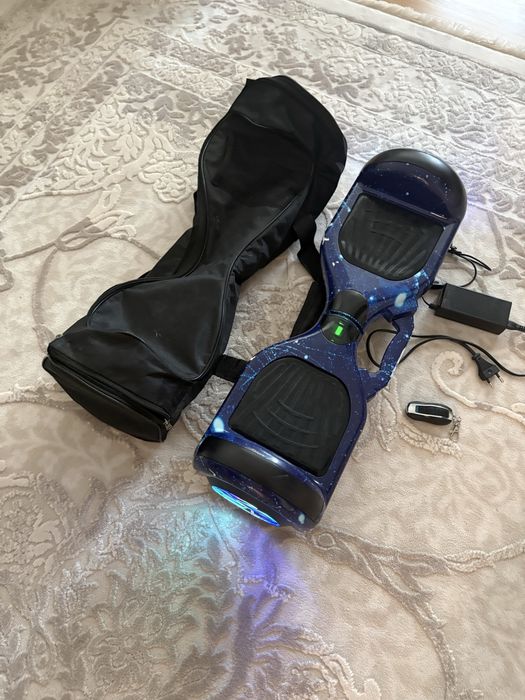Hoverboard Smart Balance Galaxy Blue (Pachet Complet cu Geantă)