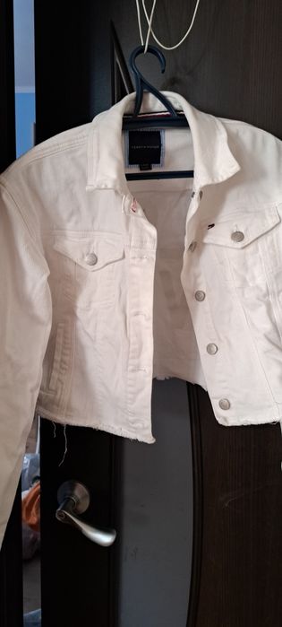 Детский джинсовый пиджак для девочек  TOMMY HILFIGER.