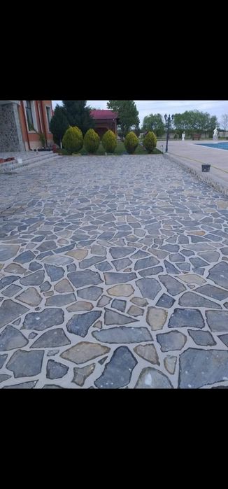 Amenajare gradina cu plante ornamentale și gazon rulou