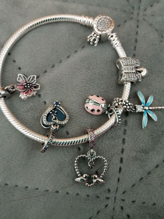 Brățară Pandora,argint 925 mărimi 21,20,19,18,17 cm