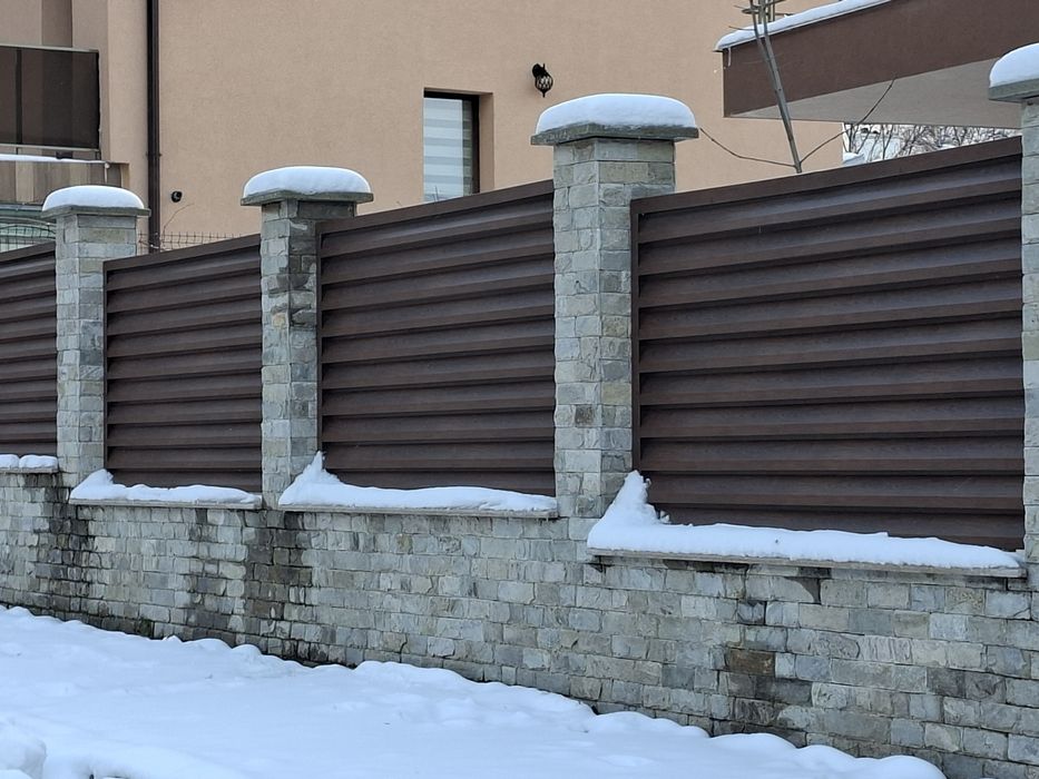 Ограда.  Куфражи и Бетон Камък