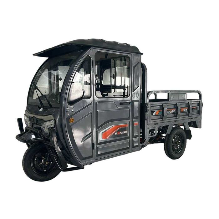 Електрическа Карго триколка транспортер с кабина - 3000W 72V 58Ah