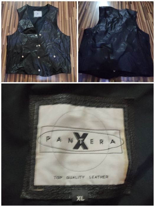 Vesta piele, mărimea L /L-XL