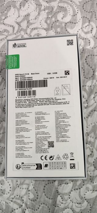 Oppo reno 12fs 5g 512gb 12gb+12 gb ram