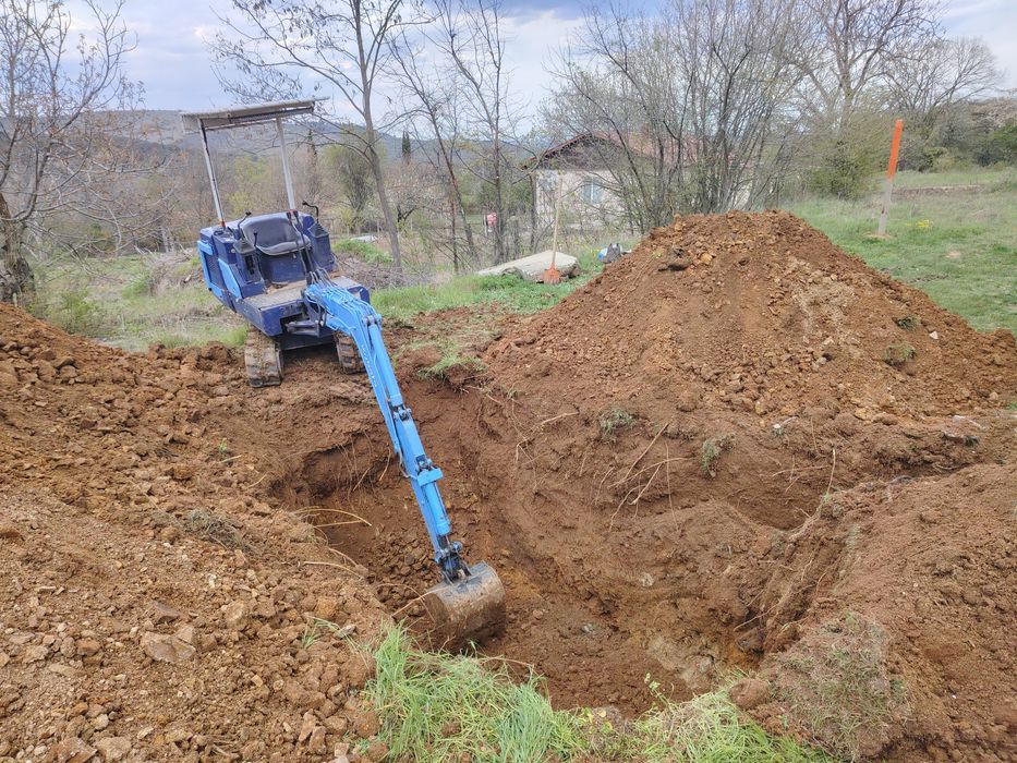 Услуги с мини багер