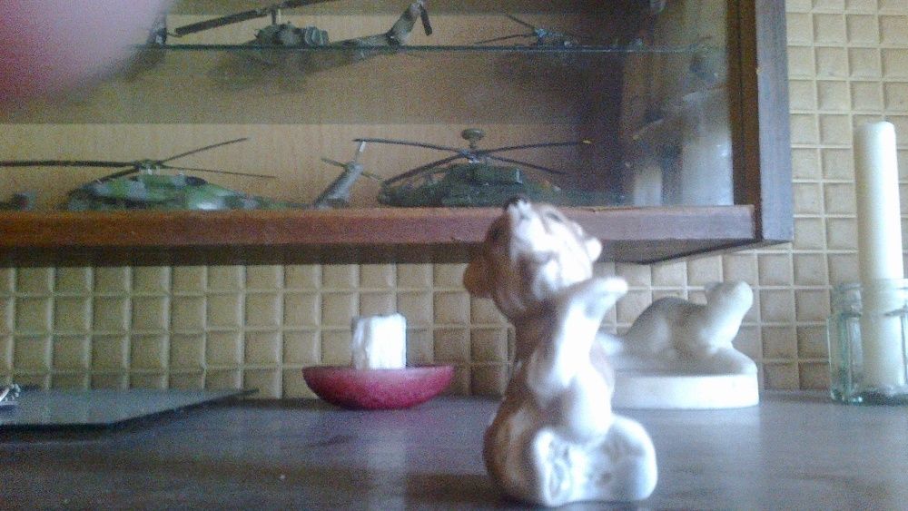 Фарфоровая статуэтка "Ревущий Медвежонок" (ЛФЗ)