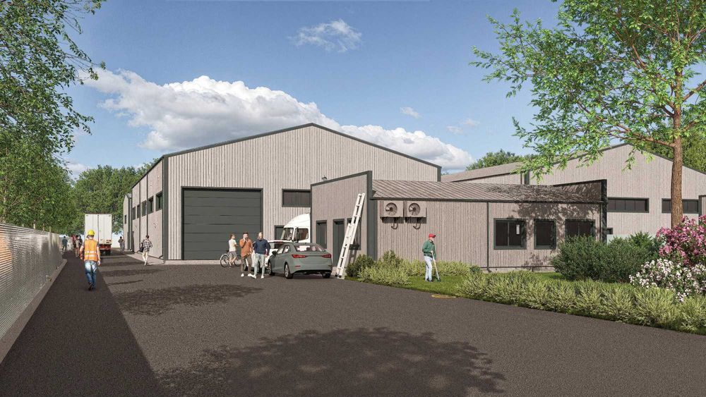 Proprietate industriala noua 800m2 de Hale si 100m2 de birouri