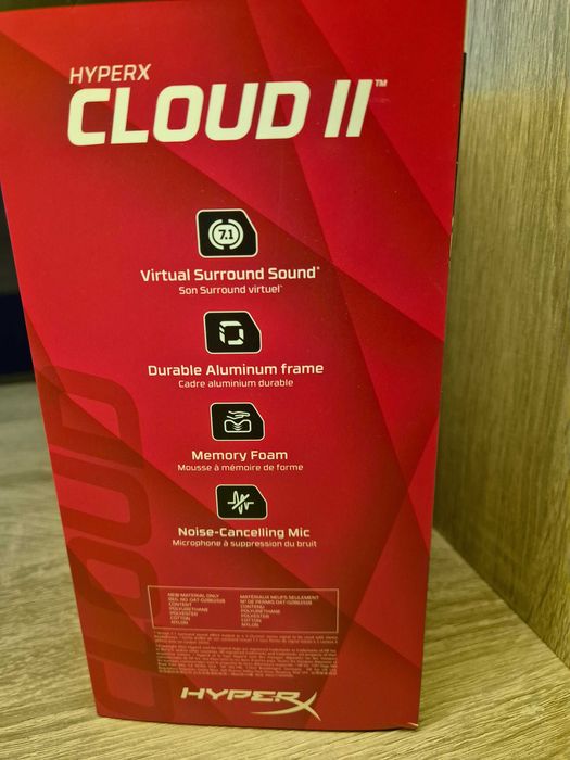 Гейминг слушалки HyperX - Cloud II, черни
