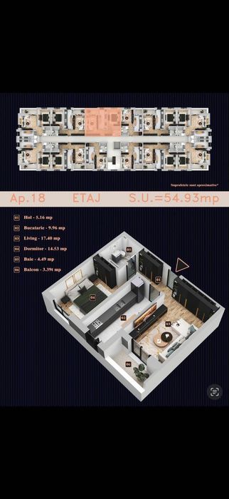 Apartament 2 camere| SMG Residence, Militari, apartamente noi, predare la cheie