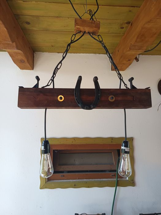 Lustra , lampa artizanala