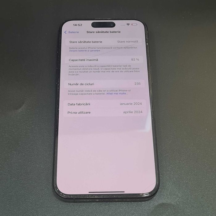 HOPE AMANET P8 Iphone 15 Pro Max 1 TB Baterie 92% 235 cicluri