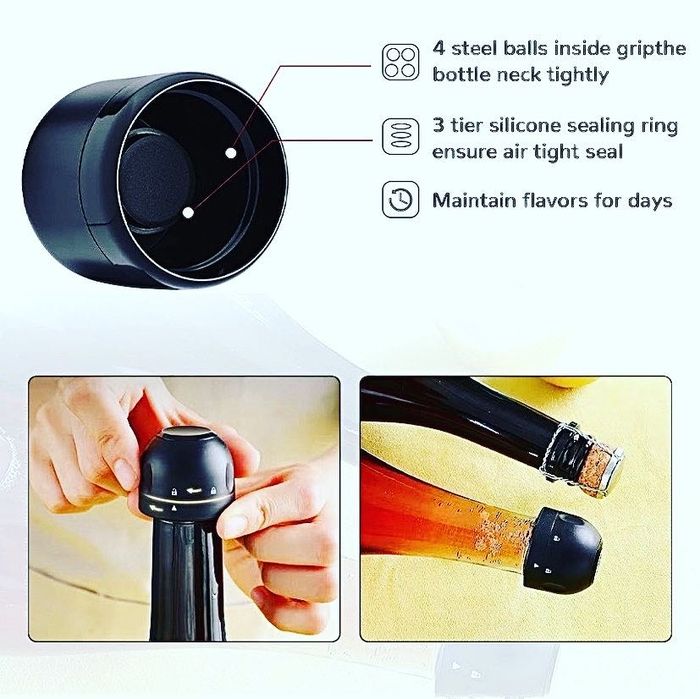 Специальная пробка для вина и шампанского