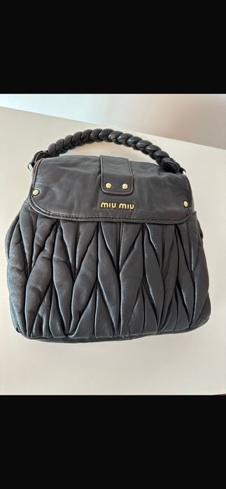 Geantă piele model miu miu