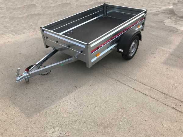 Remorca auto 750 cu prelata  mono ax,Noua ,Rar Inclus
