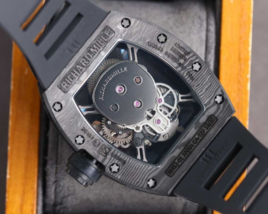 Автоматичен мъжки часовник Richard Mille RM 052 Skull Tourbillon