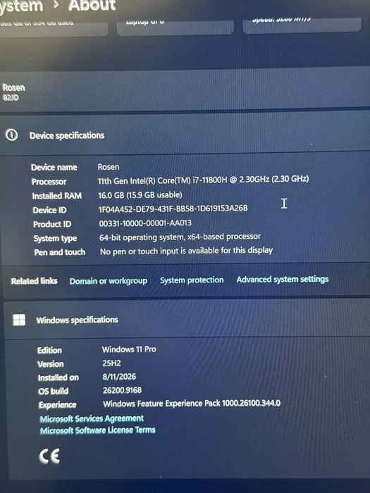 Гейминг лаптоп Lenovo - Legion 5 Pro, 16", WQXGA