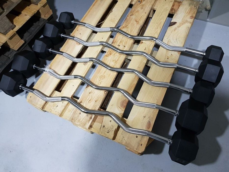 Барбели с Фиксирана Тежест | 10-45 кг / Прави и Криви Щанги / Щанга