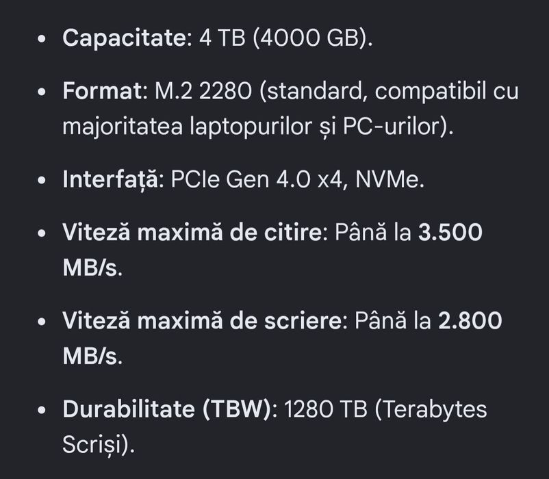 SSD NVMe M.2 Kingston NV2 4TB 100% Life