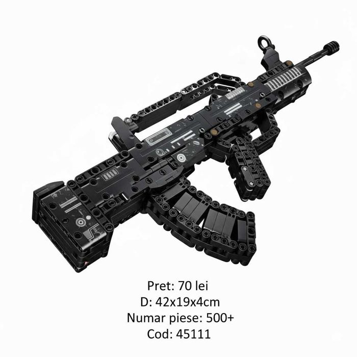 Jucarii tip Lego - Arme, Sabii, Mitraliere, Pusca